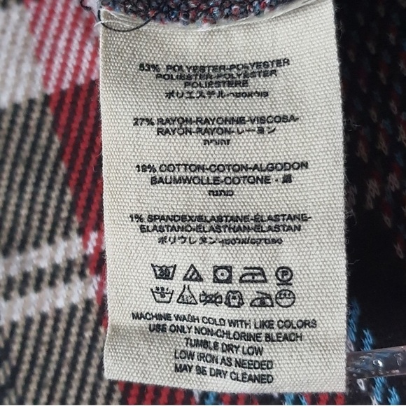 Free People Houndstooth Plaid Skinny Pants - Picture 6 of 6